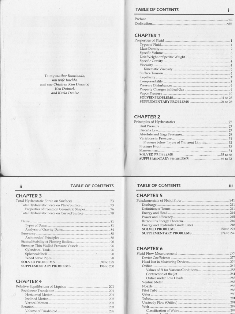Fluid Mechanics & Hydraulics Overview | PDF | Pressure | Liquids