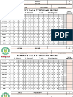 Learners Attendance