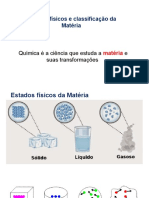 Estados Fisicos e Transformação Da Materia