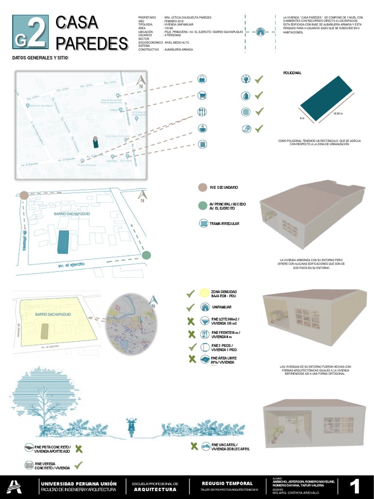 Panel A02 Taller Iii | PDF | Diseño arquitectonico | Arquitectura