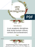 Arts and Hummanities