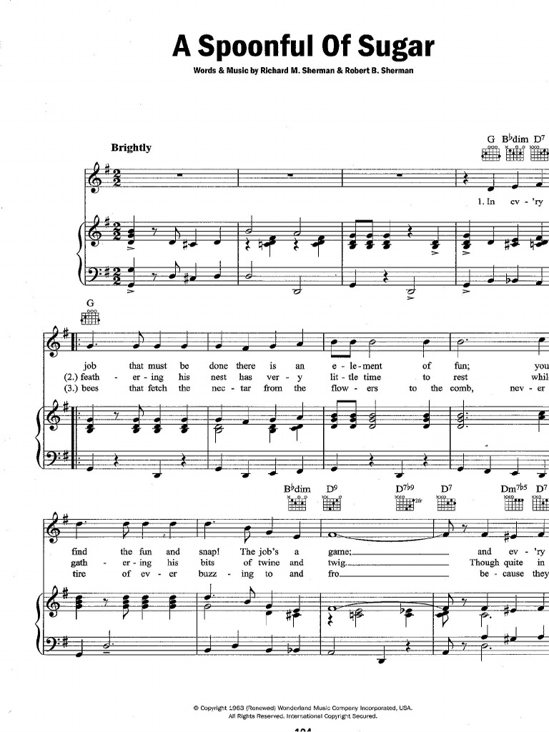 A Spoonful of Sugar PDF