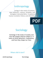 Anthropology Sociology