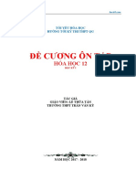 (Cực hay) - Đề cương ÔN TẬP HỌC KÌ 1 - HÓA 12