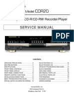 Harman Kardon CDR 20 Service Manual