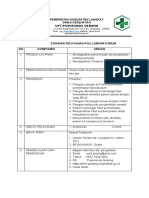 Standart Pelayanan Poli LAb