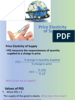 Price Elasticity of Supply