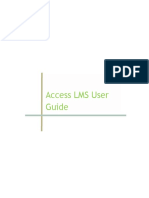 Access LMS User Guide