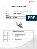 FSW d2x2 Micro Optical Switch Data Sheet 510701