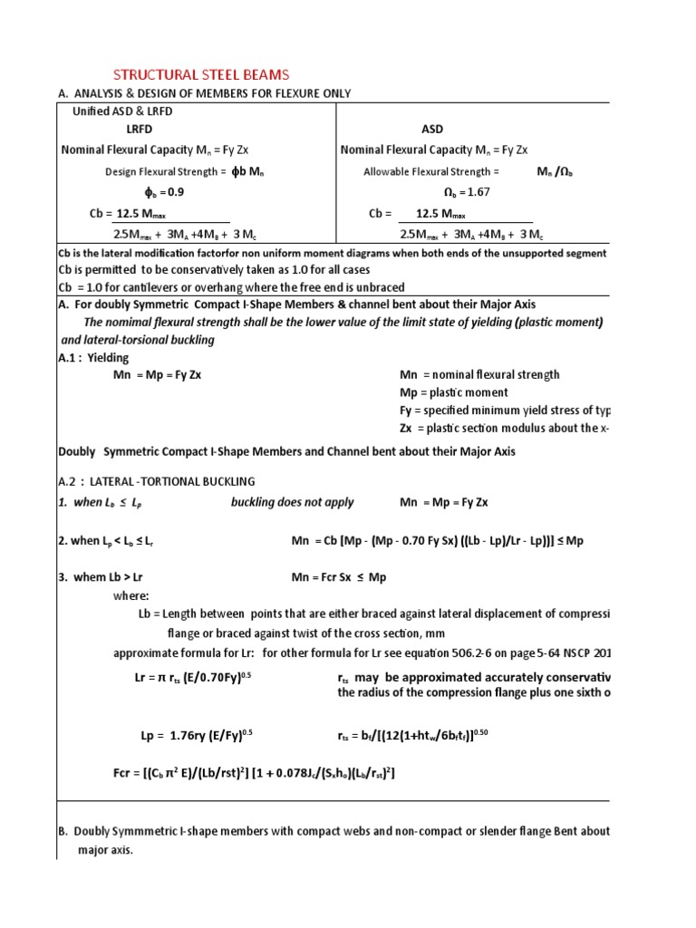 Steel 2022 Beam | PDF | Buckling | Bending