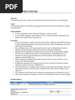 Manufacturing Rework Procedure Guide | PDF | Computing | Business