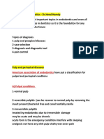 Diagnosis in Endodotics