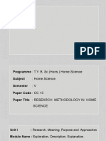 M1 Research Methodology