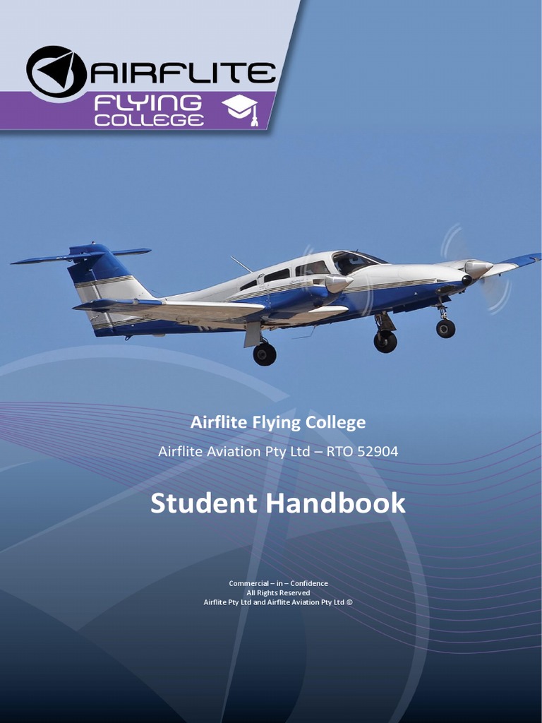 Airflite Aviation Student Handbook | PDF | Personal Protective ...