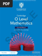 Cambridge IGCSE® and O Level Additional Mathematics Coursebook (Second ...