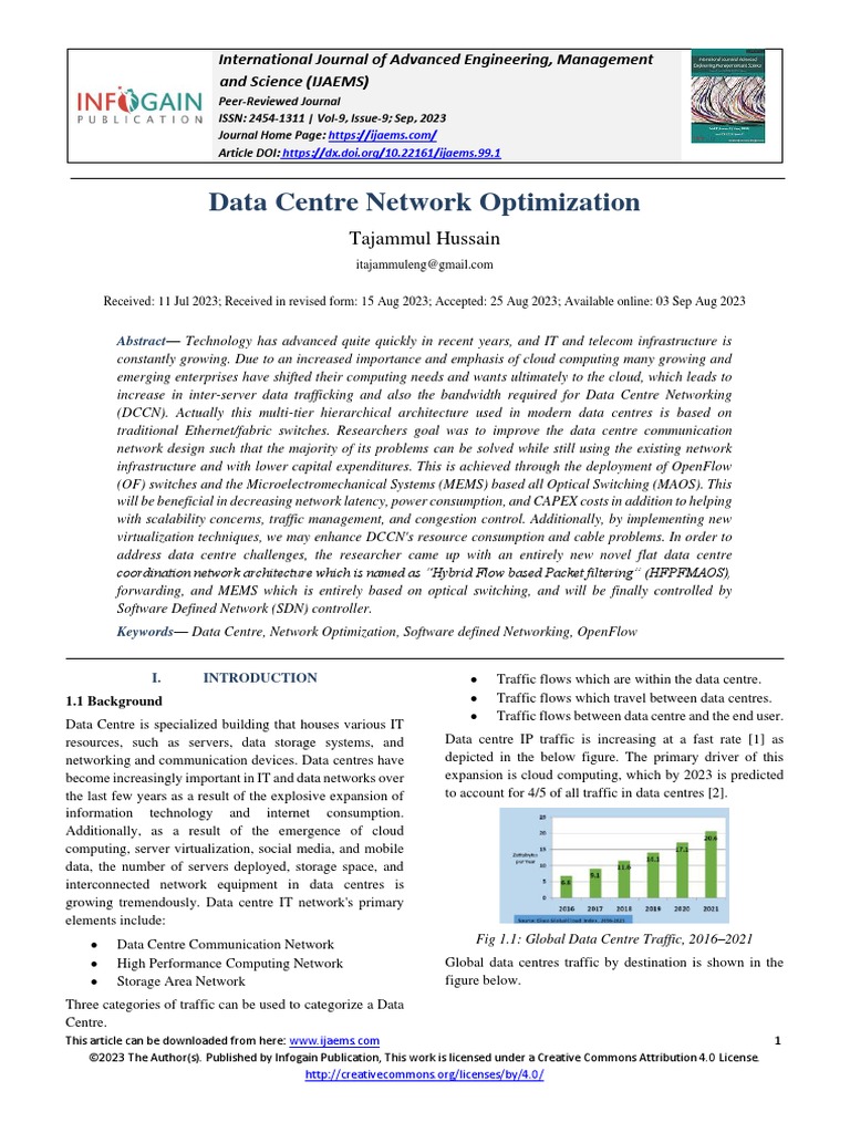 Data Centre Switches Optimization Study | PDF | Computer Network ...