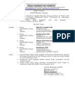 Template Surat Tugas Penyelidikan Epidemiologi Dugaan KLB Mamasa