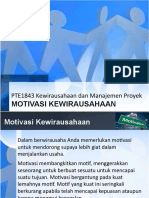 Pekan 4 Motivasi Kewirausahaan