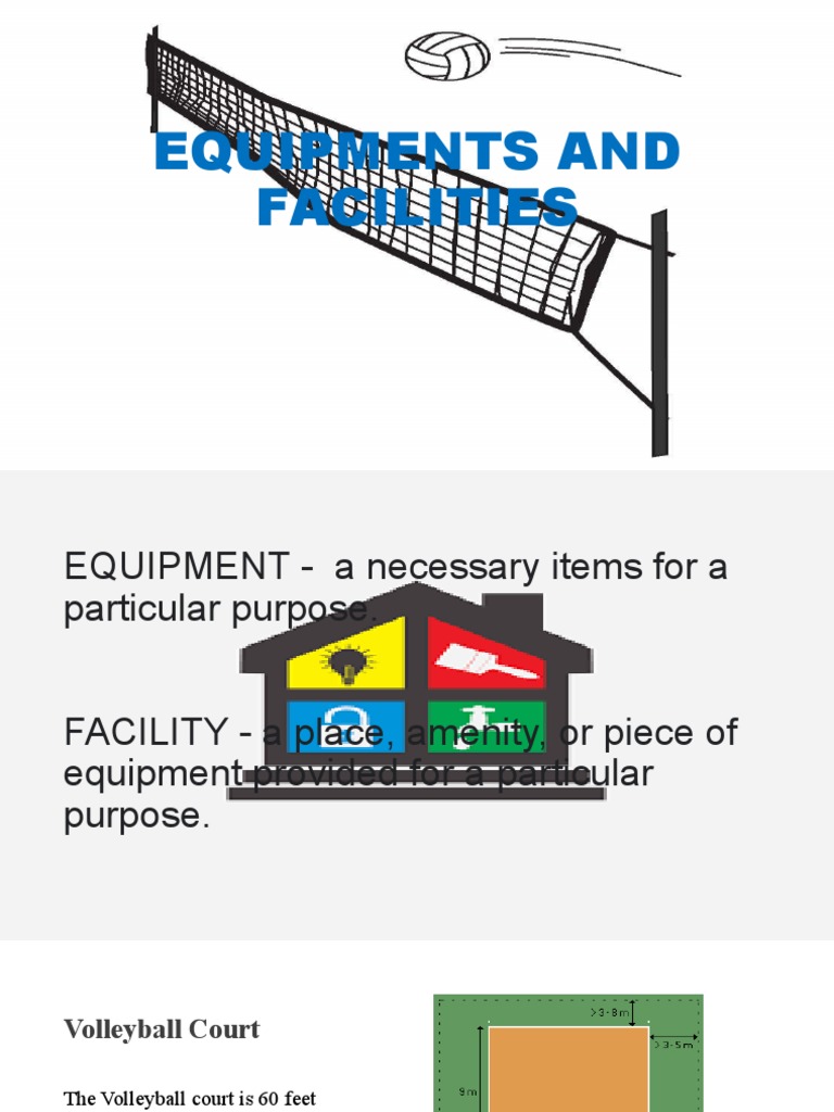 Equipments And Facilities Pdf Volleyball