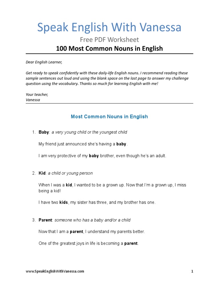 top-100-nouns-speak-english-with-vanessa-pdf-workweek-and-weekend
