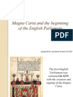 Magna Carta and The Beginning of The English Anastasiia Ivanova