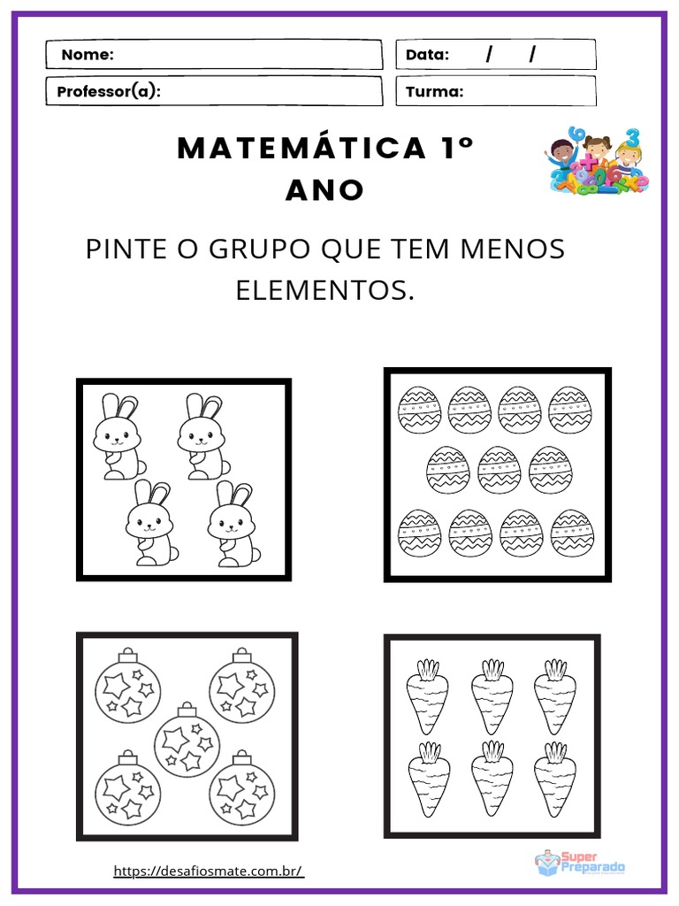 71 Matemática 1º Ano 01 Pdf