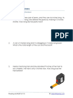Worksheetsmathgrade 4 Length Word Problems C PDF