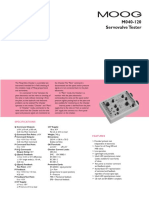 M040-120 Servovalve Tester: Specifications