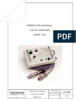 Operation Manual Valve Checker G