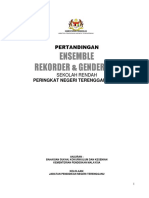Kertas Konsep Ensemble Rekoder & Genderang Peringkat Negeri Terengganu 2023