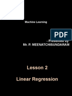 ML - Linear Regression