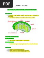 General Biology 1 (Chloroplast, Chlorophyll and Pigment)