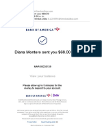 Diana Montero Sent You $68.00