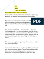 CONTOH PIDATO PERSUASIF Bahasa Ibu