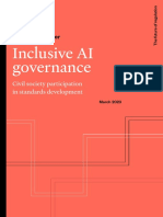 Inclusive AI Governance - Civil Society Participation in Standards Development
