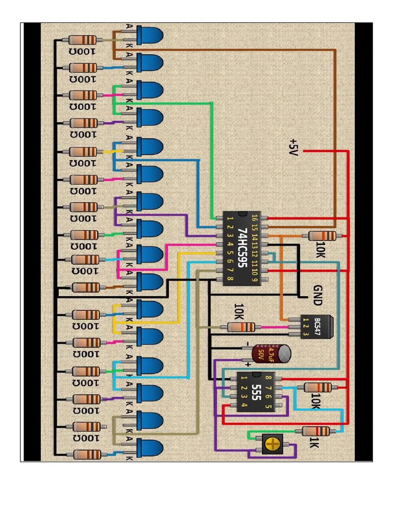 Rangkaian Lampu Led Berjalan | PDF