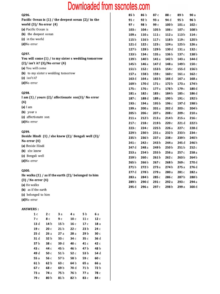 Answer | PDF
