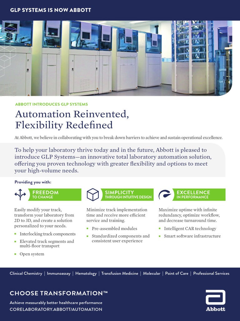 Abbott Introduces GLP Systems Automation Reinvented PDF Automation