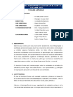 Plan de La Comisión de Municipio Escolar 2023 - Ie. Sarita Colonia