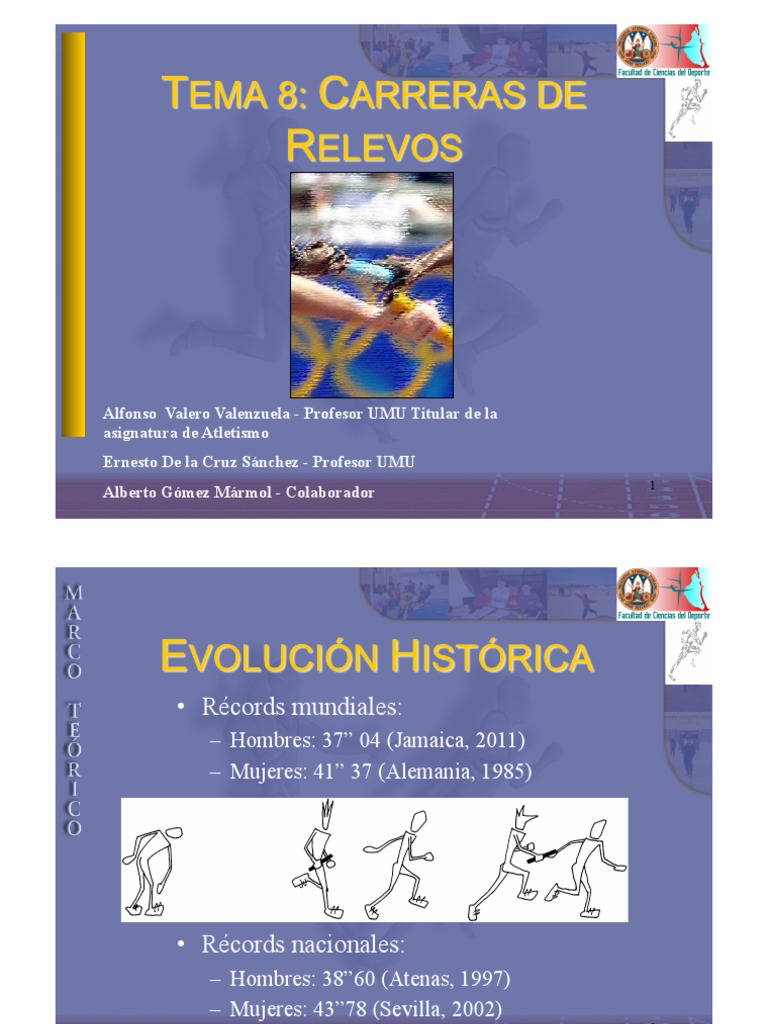8 Carreras de Relevos | PDF | Deporte del atletismo
