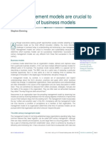 Why Management Models Are Crucial To Succes of Business Model