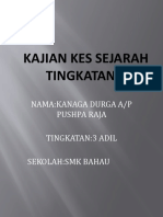 Kajian Kes Sejarah Tingkatan 3