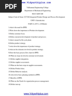 Cadcam Lab Manual Me3681 | PDF | Computer Aided Design | Screw