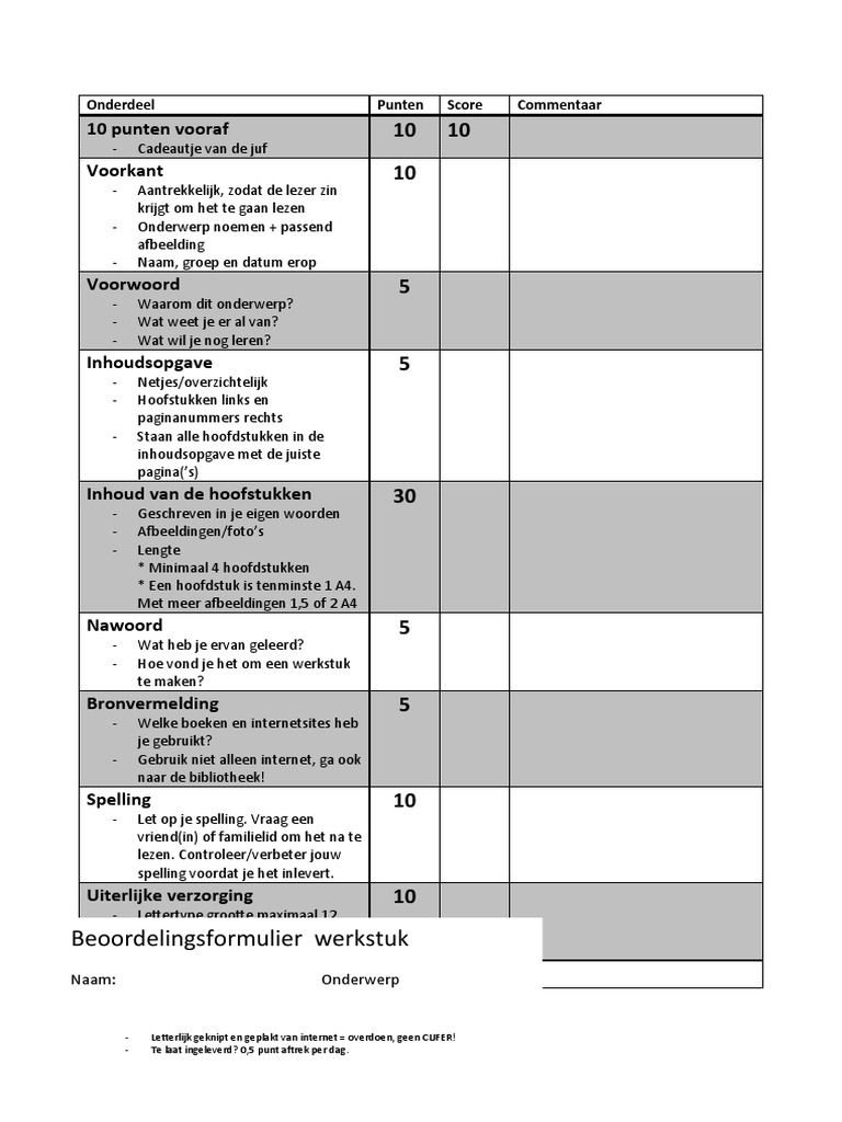 werkstuk-beoordelingsformulier-pdf