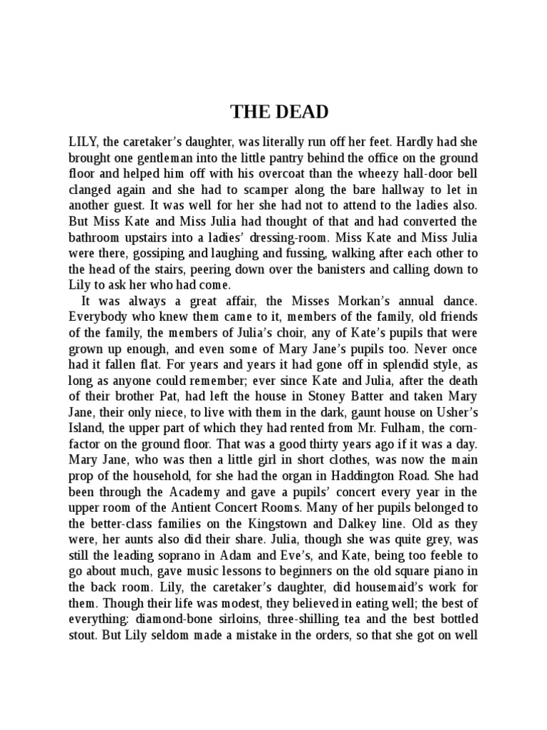 A Little Cloud James Joyce Pdf