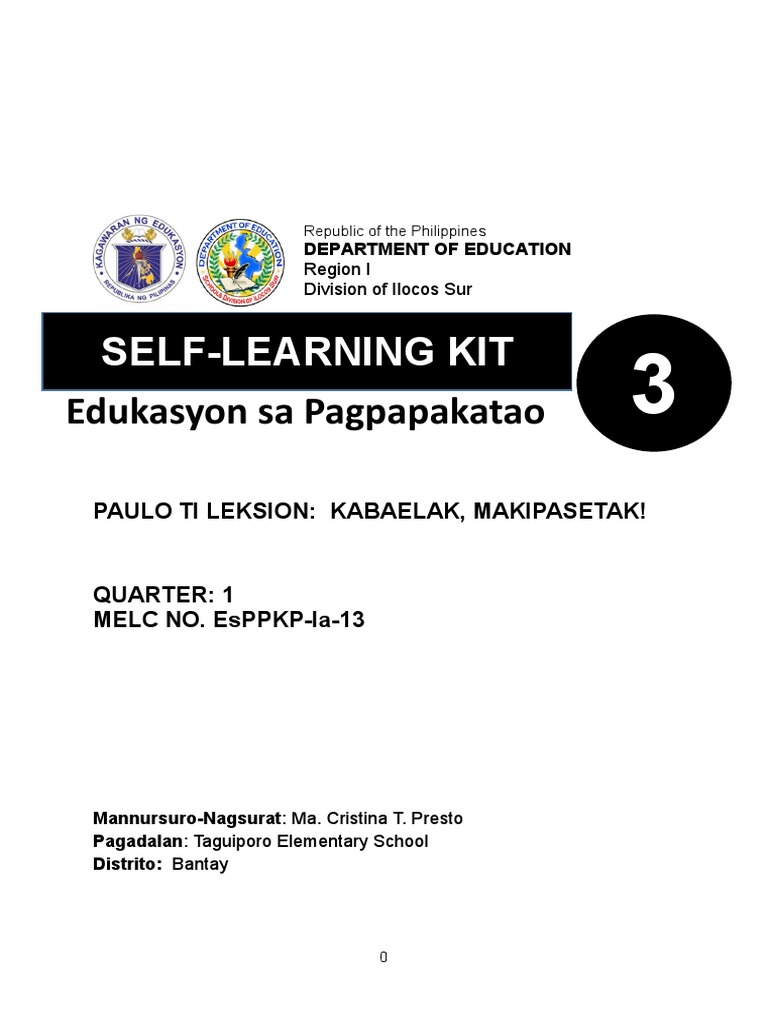 SLK Esp 3 Q1W1.1 | PDF