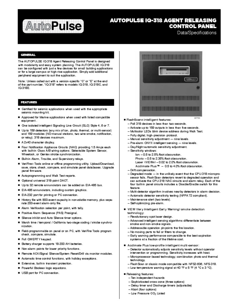 AUTOPULSE IQ-318 Control Panel Overview | PDF | Equipment | Electricity