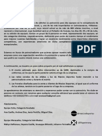 Carta Patrocinante Fitmeal