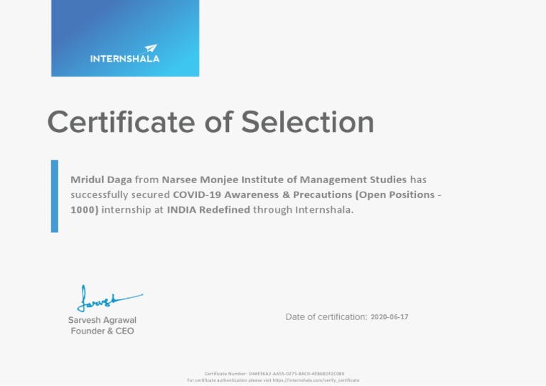 Is Internshala Certificate Worth It