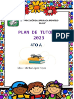 Plan de Tutoría 2023 4to A y B Parcemón